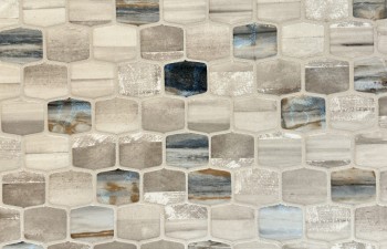 Up close view of backsplash from our Kitchen Renovation by Stanton and Company in Westridge, Fort Worth, TX