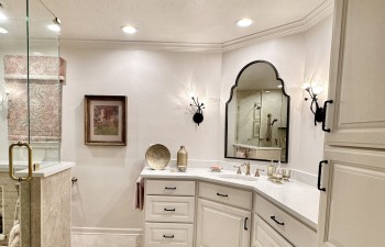 Master Bath Renovation in Tanglewood neighborhood in Fort Worth Texas by Stanton and Company