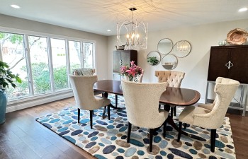 Dining Room of the Overton Park - Fort Worth - Whole House transformation by Stanton & Company