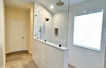 Bathroom renovation from the Chapel Creek Upstairs Renovation by Stanton and Company