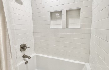 Bathroom renovation from the Chapel Creek Upstairs Renovation by Stanton and Company