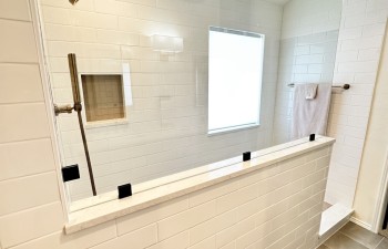 Bathroom renovation from the Chapel Creek Upstairs Renovation by Stanton and Company