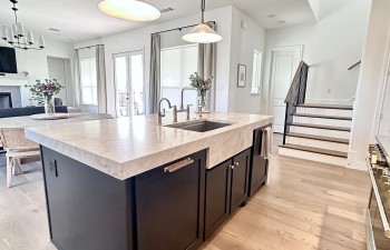 Newly renovated Kitchen from a home remodel in Walsh Ranch, in Aledo TX by Stanton and Company